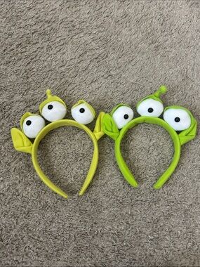 Disney Toy Story Alien Eye Headband Set - Bright Lime Green & Yellow